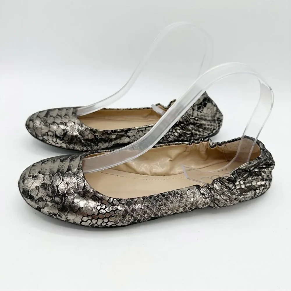BCBG Paris‎ Magie Metallic Stretch Ballet Flat 8